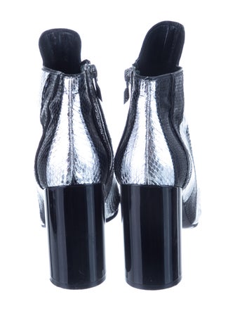 Pierre Hardy Embossed Snakeskin Boots