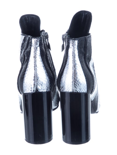 Pierre Hardy Embossed Snakeskin Boots