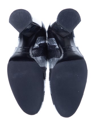 Pierre Hardy Embossed Snakeskin Boots