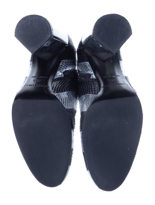 Pierre Hardy Embossed Snakeskin Boots