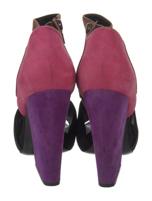 Pierre Hardy Suede Animal Print Boots