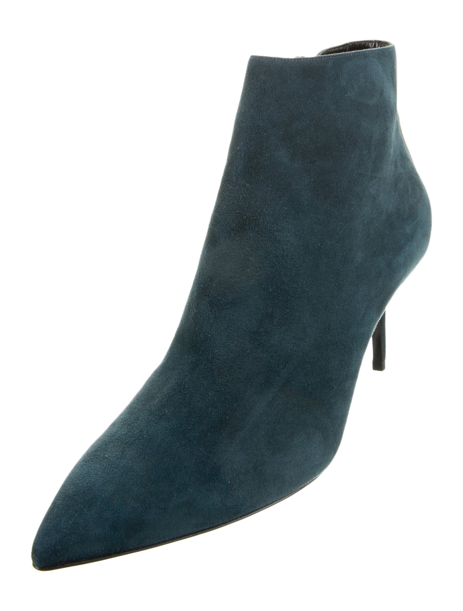 Pierre Hardy Suede Colorblock Pattern Sock Boots