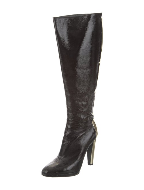 Pierre Hardy Patent Leather Boots