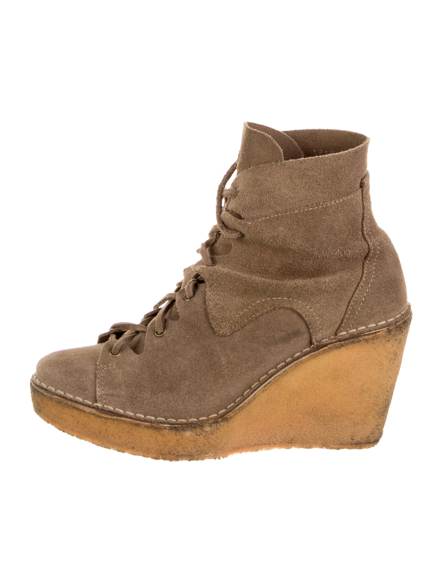 Pierre Hardy Suede Lace-Up Boots