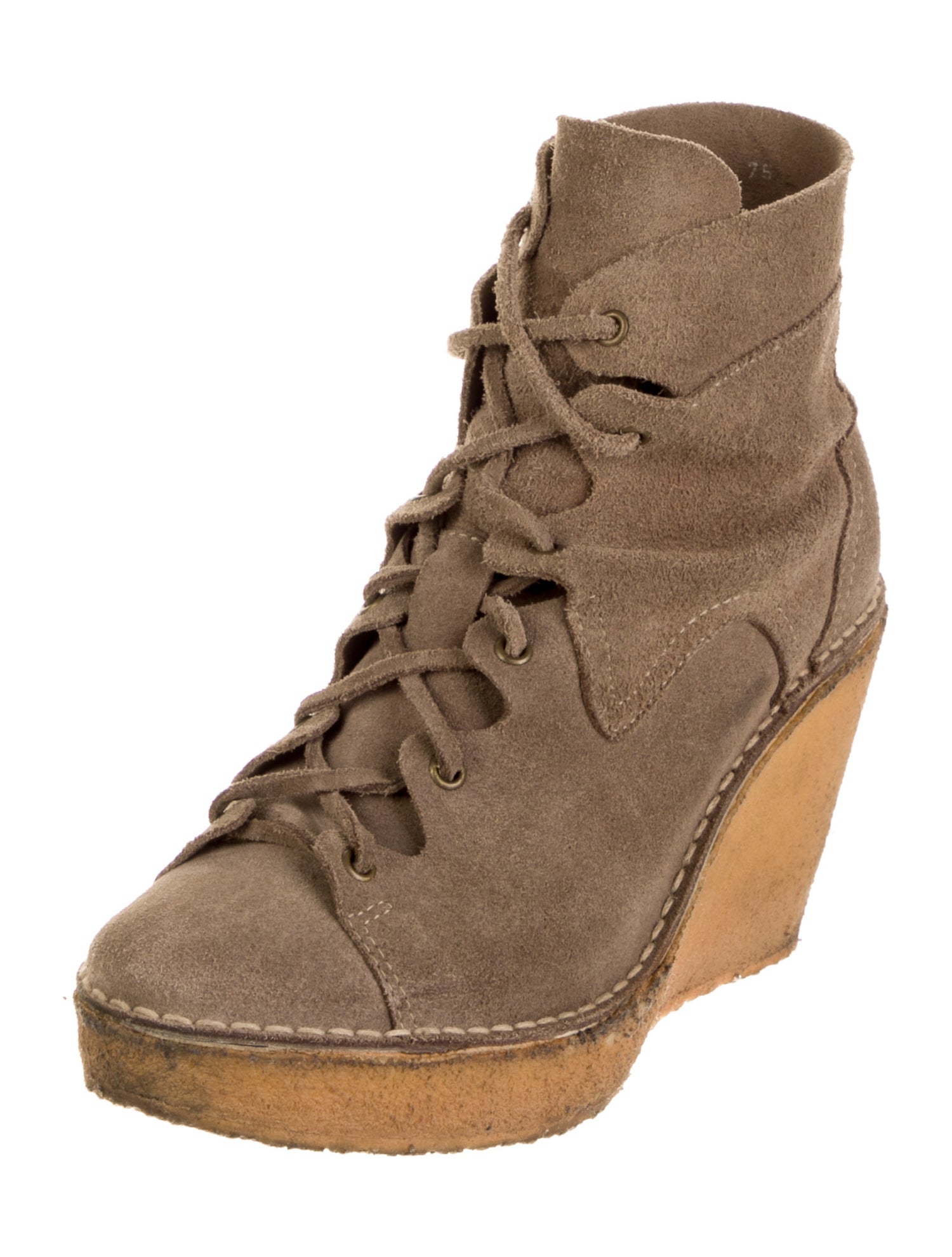 Pierre Hardy Suede Lace-Up Boots