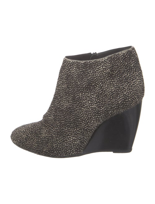 Pierre Hardy Ponyhair Printed Boots