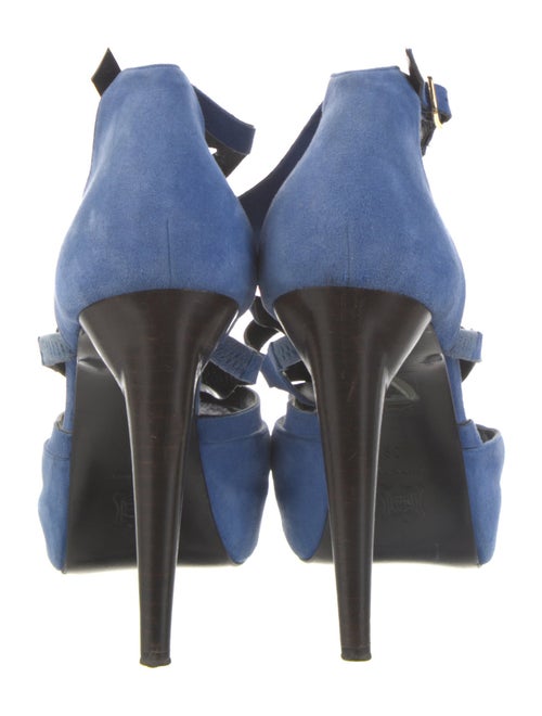 Pierre Hardy Suede T-Strap Pumps
