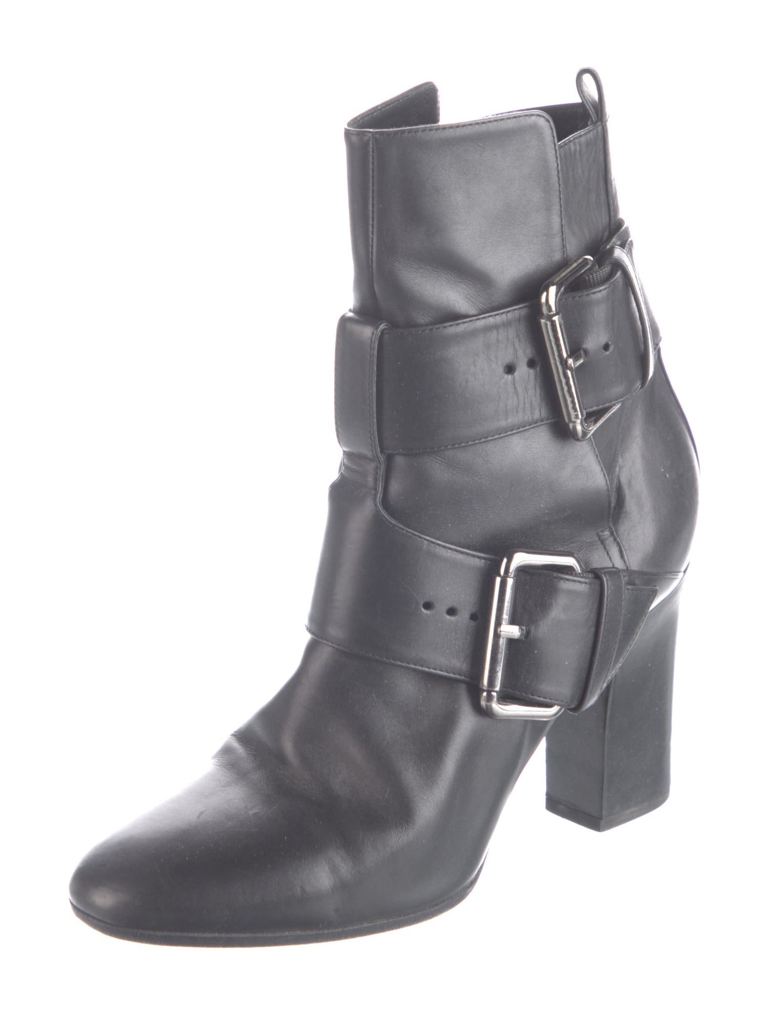 Pierre Hardy Leather Moto Boots