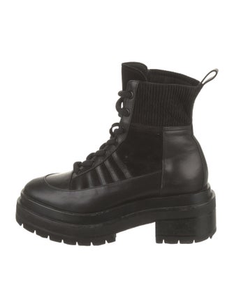 Pierre Hardy Leather Combat Boots
