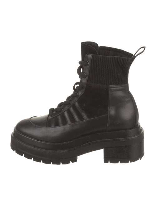 Pierre Hardy Leather Combat Boots