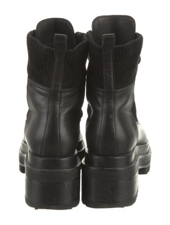 Pierre Hardy Leather Combat Boots