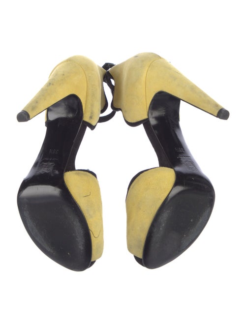 Pierre Hardy Suede D'Orsay Pumps