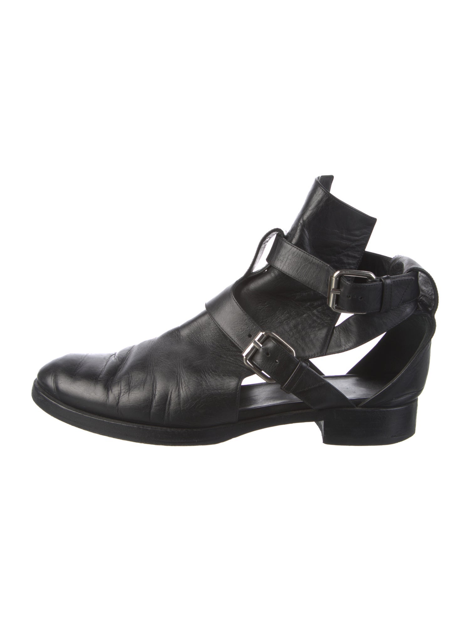 Pierre Hardy Leather Cutout Accent Boots