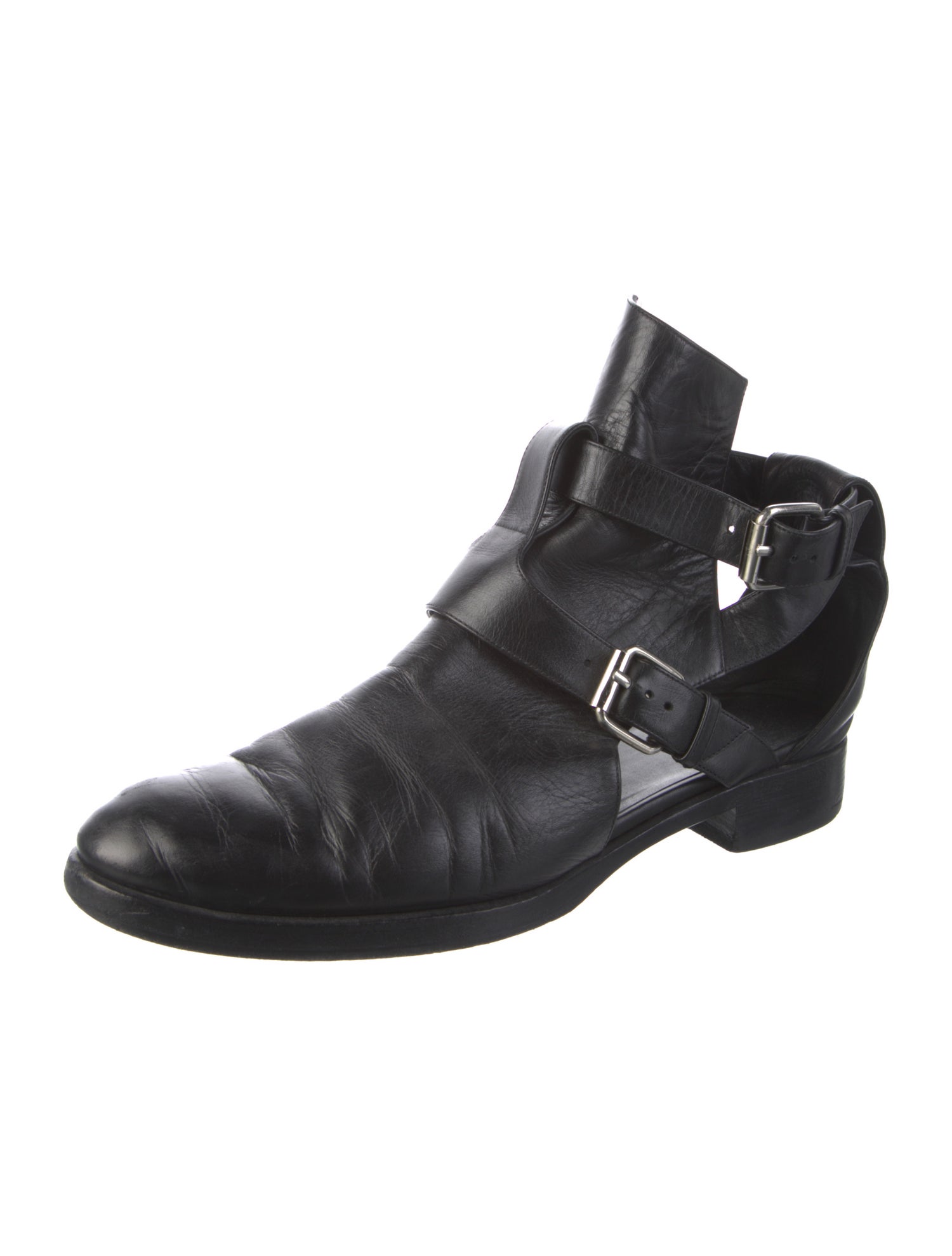 Pierre Hardy Leather Cutout Accent Boots