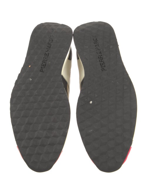 Pierre Hardy Leather Printed Athletic Sneakers