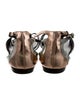 Pierre Hardy Patent Leather T-Strap Sandals