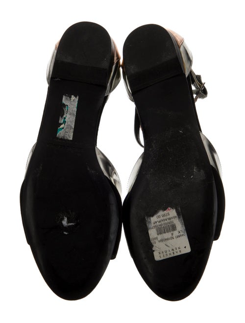 Pierre Hardy Patent Leather T-Strap Sandals