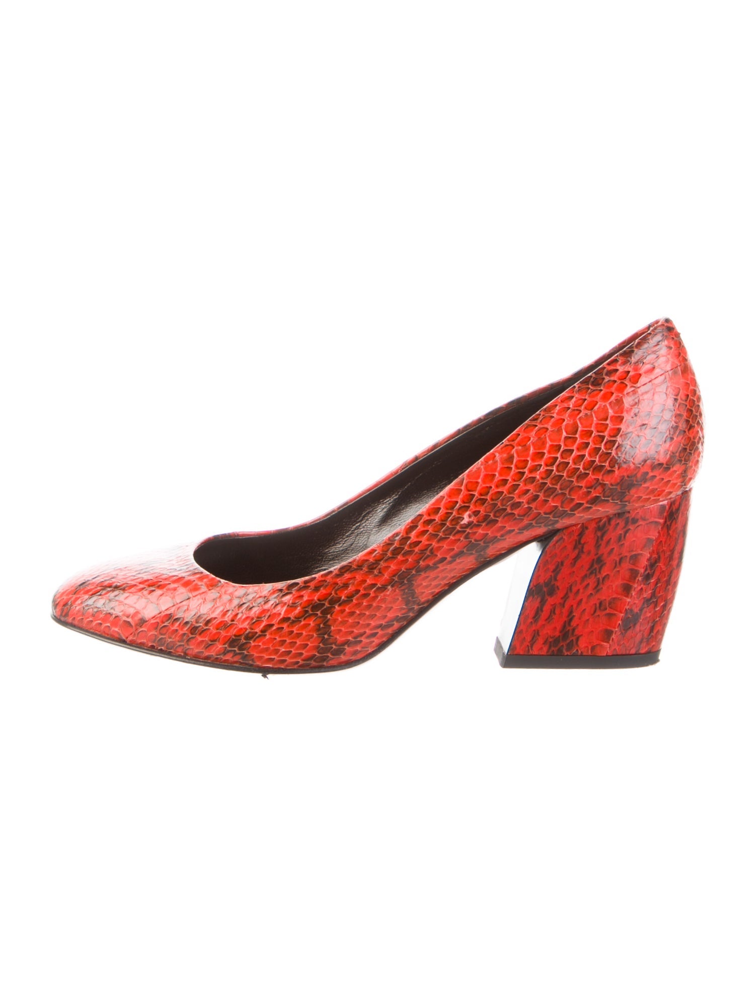 Pierre Hardy Snakeskin Animal Print Pumps