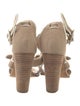 Pierre Hardy Canvas T-Strap Sandals