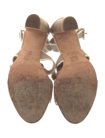 Pierre Hardy Canvas T-Strap Sandals