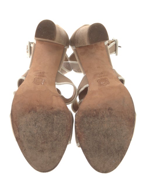 Pierre Hardy Canvas T-Strap Sandals