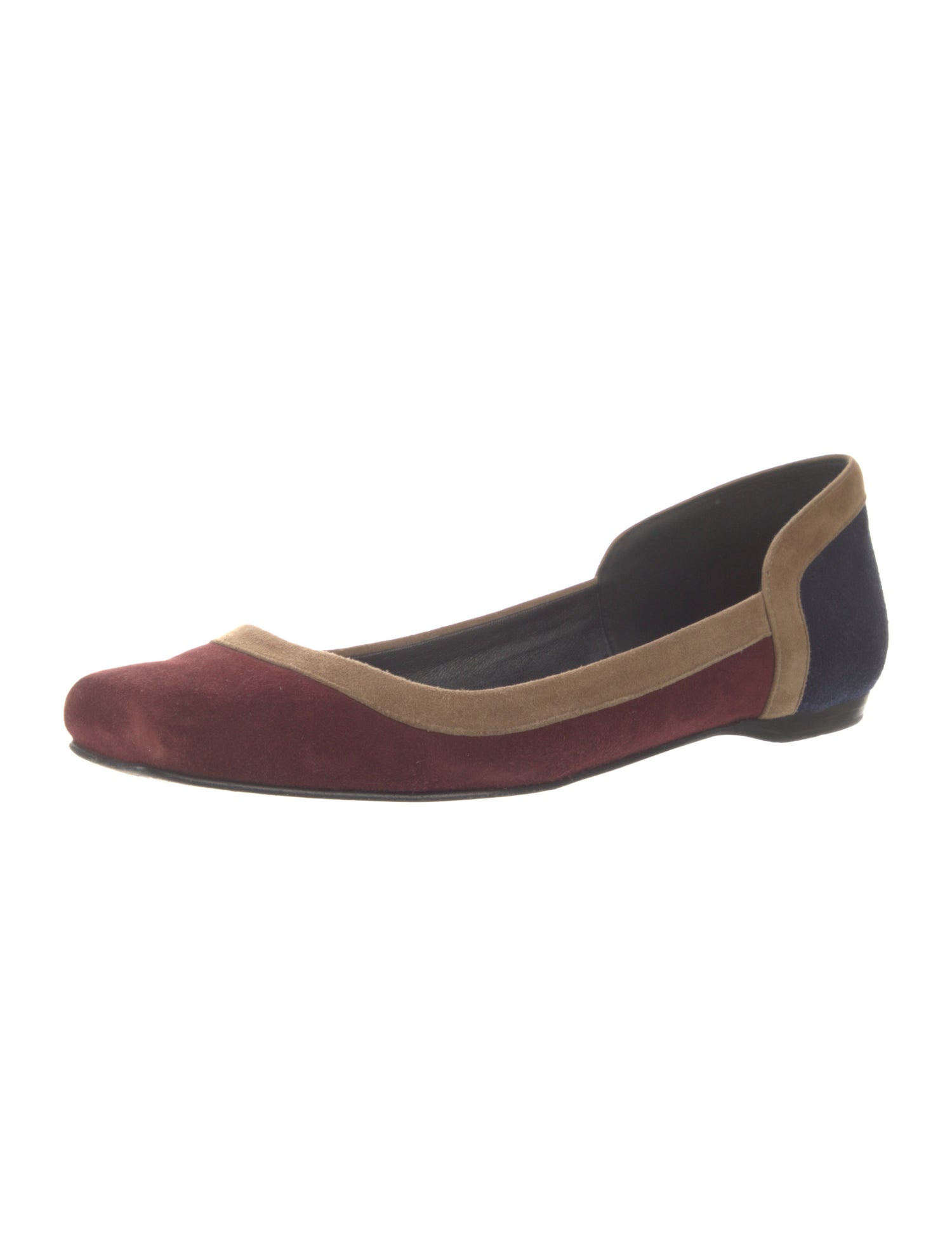 Pierre Hardy Suede Printed Ballet Flats