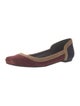 Pierre Hardy Suede Printed Ballet Flats