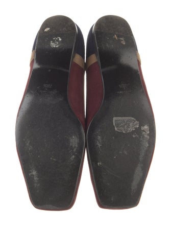 Pierre Hardy Suede Printed Ballet Flats
