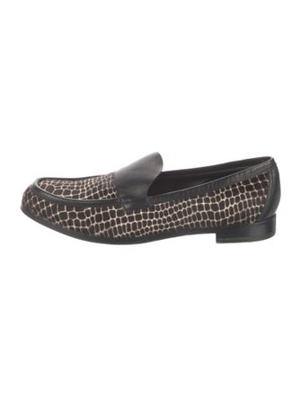 Pierre Hardy Ponyhair Printed Loafers