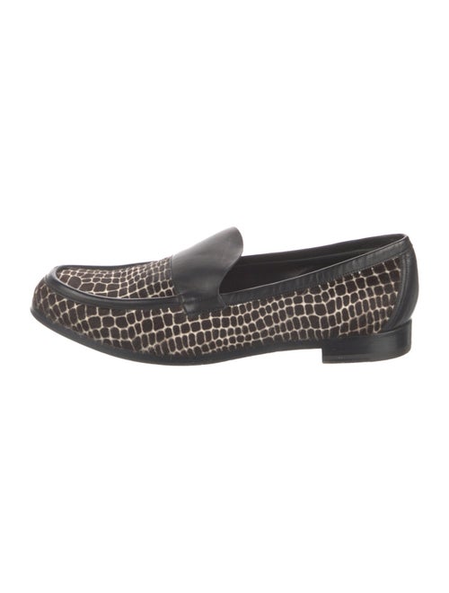 Pierre Hardy Ponyhair Printed Loafers