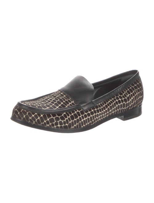 Pierre Hardy Ponyhair Printed Loafers