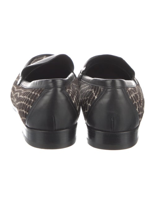 Pierre Hardy Ponyhair Printed Loafers