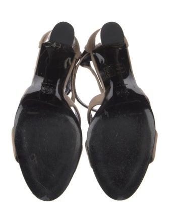 Pierre Hardy Suede T-Strap Sandals