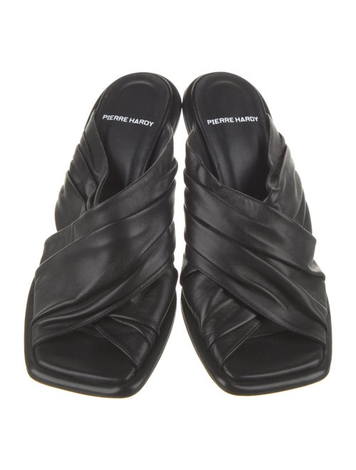 Pierre Hardy Leather Slides