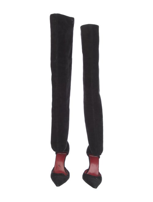 Pierre Hardy Suede Sock Boots