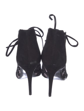 Pierre Hardy Suede Cutout Accent Pumps