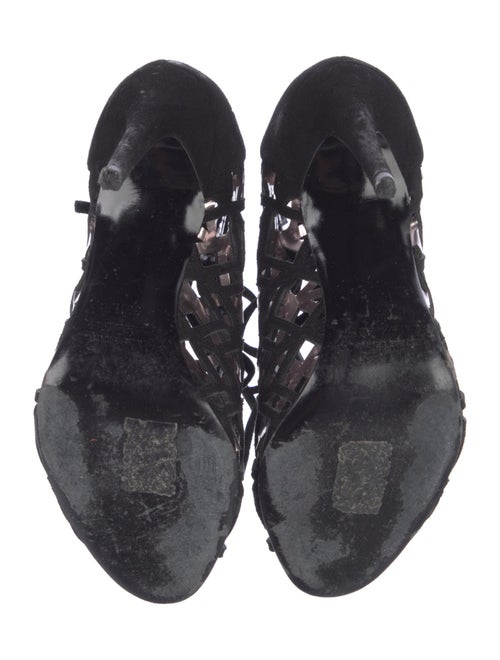 Pierre Hardy Suede Cutout Accent Pumps