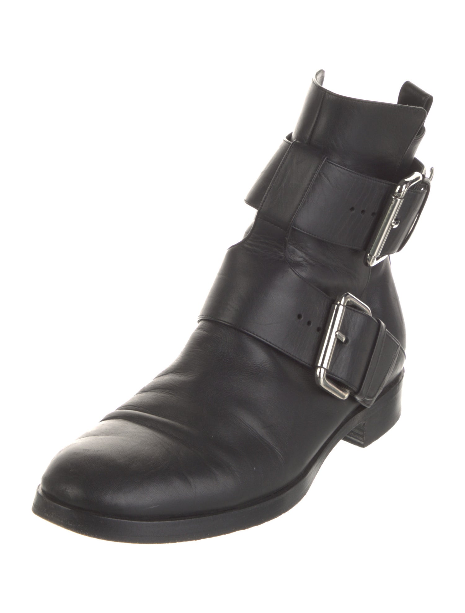 Pierre Hardy Leather Moto Boots
