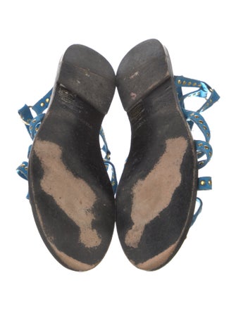 Pierre Hardy Suede Studded Accents Gladiator Sandals