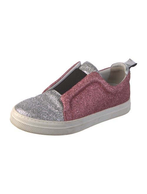 Pierre Hardy Glitter Colorblock Pattern Sneakers