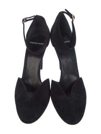 Pierre Hardy Suede D'Orsay Pumps