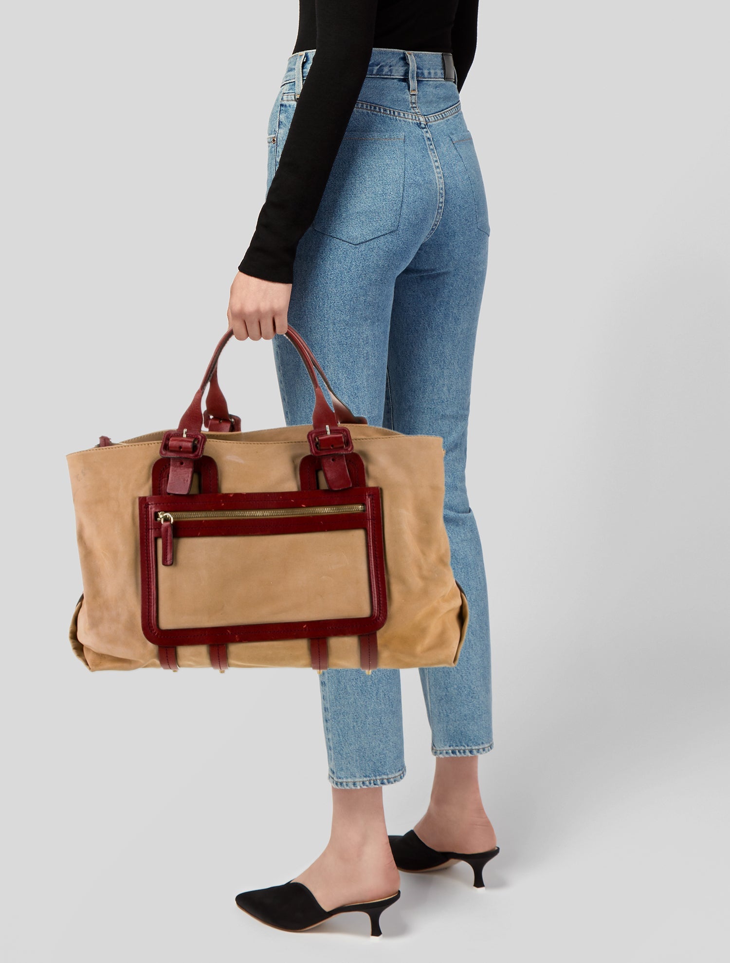 Pierre Hardy Suede Weekender Bag