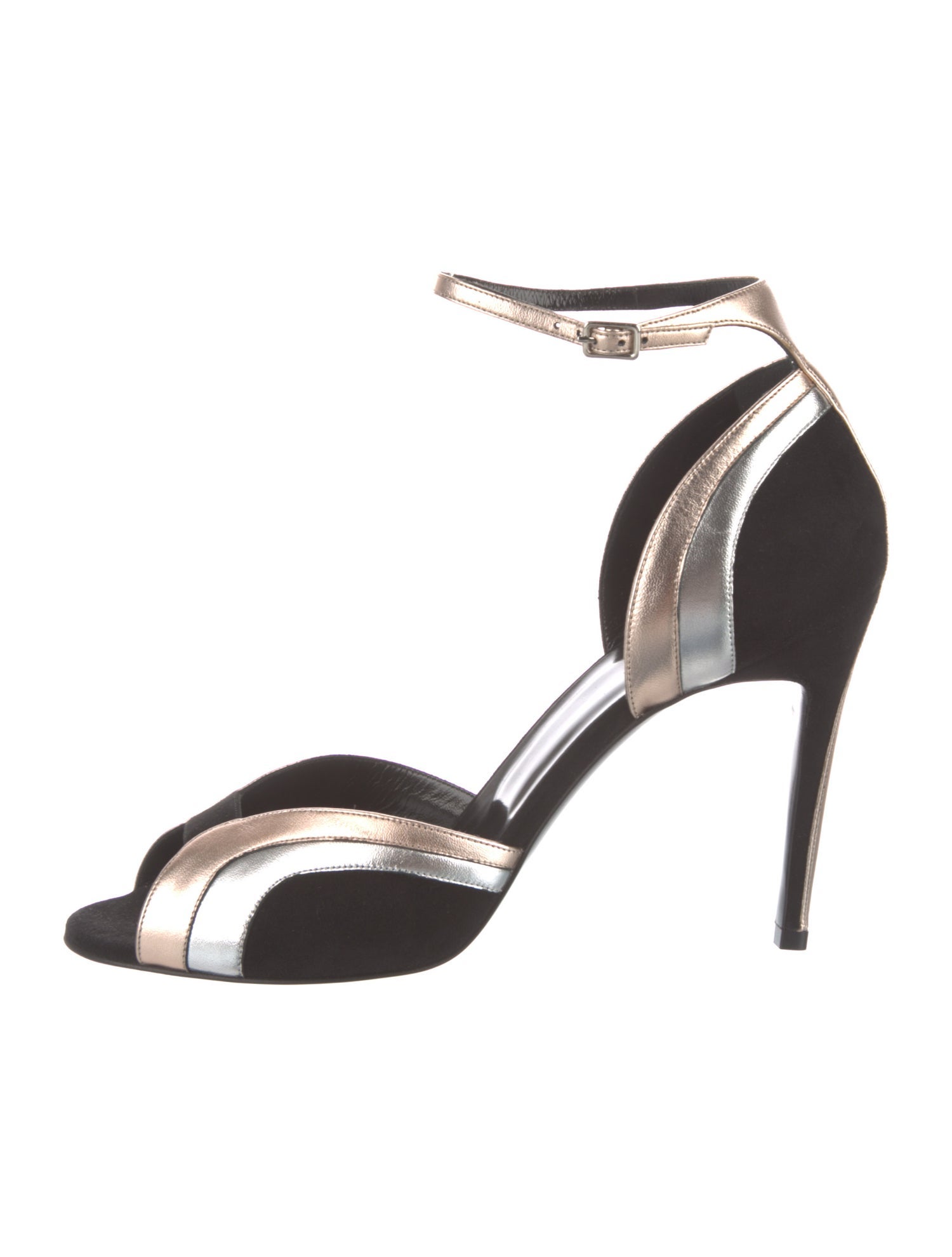 Pierre Hardy Suede Printed D'Orsay Pumps w/ Tags