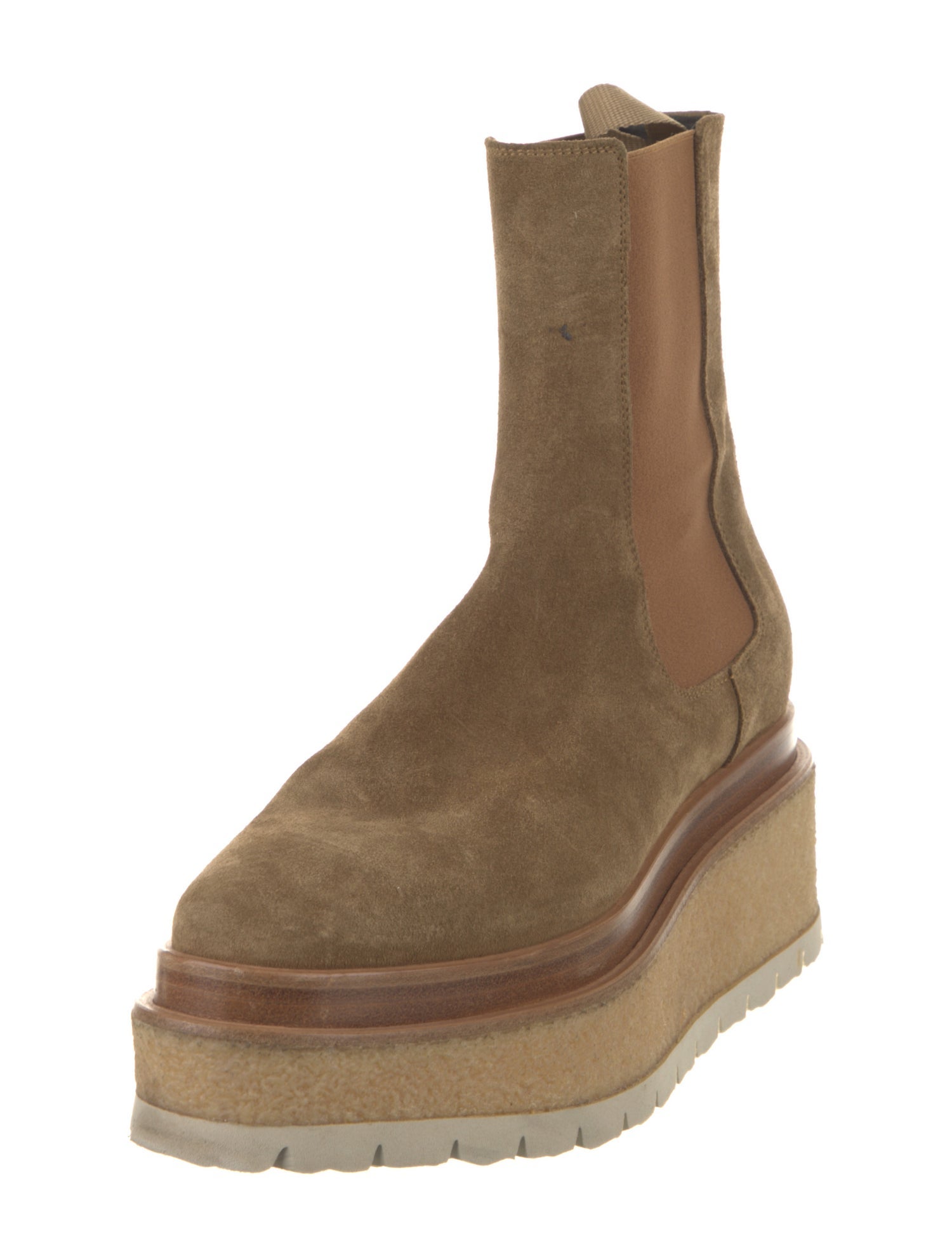Pierre Hardy Suede Chelsea Boots