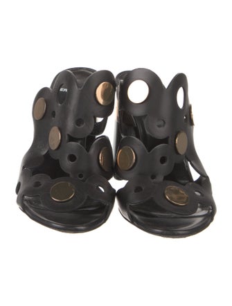 Pierre Hardy Leather Slides