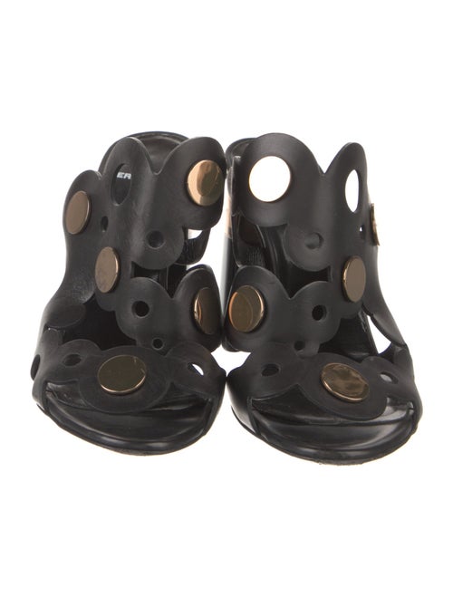 Pierre Hardy Leather Slides