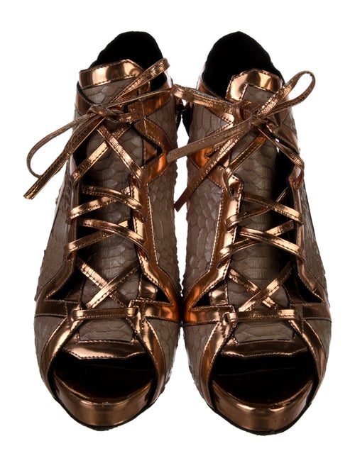 Pierre Hardy Snakeskin Animal Print Pumps