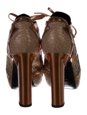 Pierre Hardy Snakeskin Animal Print Pumps