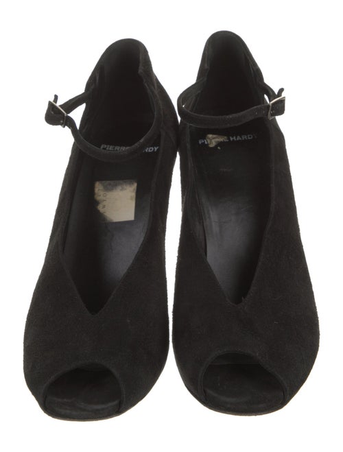 Pierre Hardy Suede D'Orsay Pumps