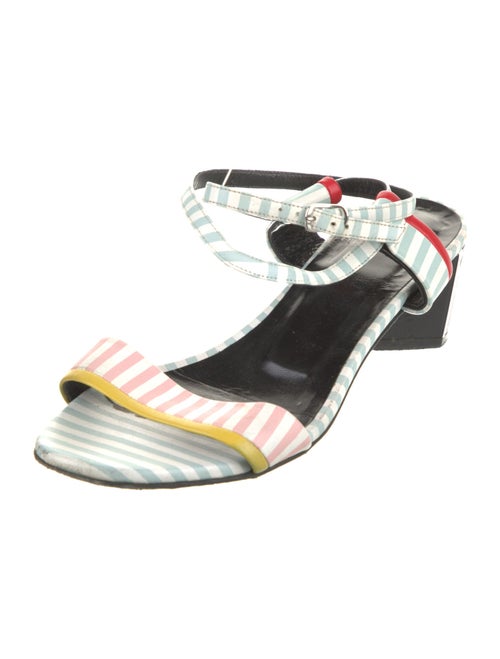 Pierre Hardy Leather Printed Sandals